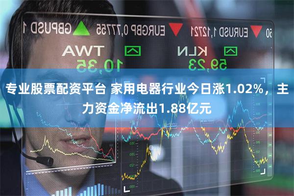 专业股票配资平台 家用电器行业今日涨1.02%，主力资金净流出1.88亿元