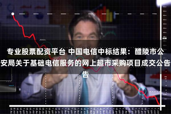 专业股票配资平台 中国电信中标结果：醴陵市公安局关于基础电信服务的网上超市采购项目成交公告