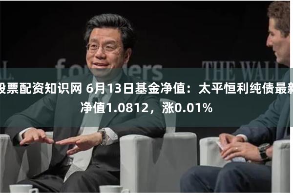 股票配资知识网 6月13日基金净值：太平恒利纯债最新净值1.0812，涨0.01%