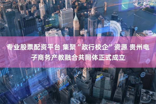 专业股票配资平台 集聚“政行校企”资源 贵州电子商务产教融合共同体正式成立