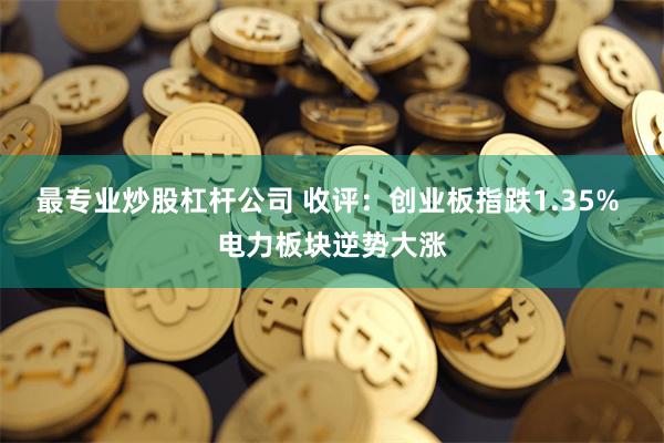 最专业炒股杠杆公司 收评：创业板指跌1.35% 电力板块逆势大涨