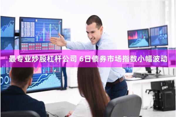 最专业炒股杠杆公司 6日债券市场指数小幅波动
