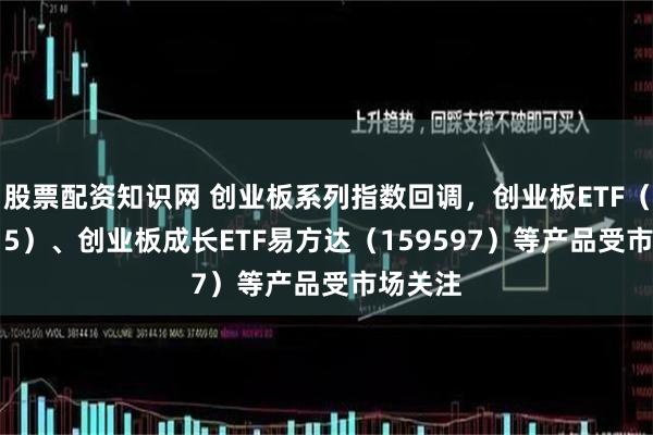 股票配资知识网 创业板系列指数回调，创业板ETF（159915）、创业板成长ETF易方达（159597）等产品受市场关注