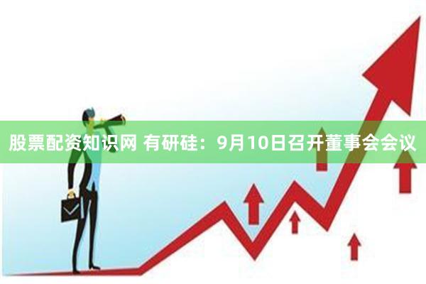 股票配资知识网 有研硅：9月10日召开董事会会议
