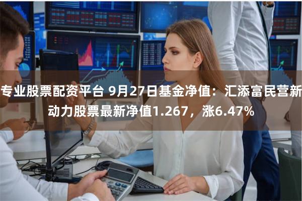 专业股票配资平台 9月27日基金净值：汇添富民营新动力股票最新净值1.267，涨6.47%