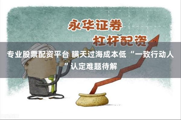 专业股票配资平台 瞒天过海成本低 “一致行动人”认定难题待解