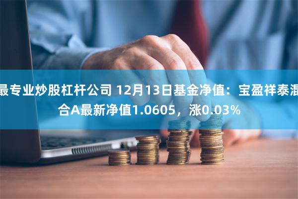最专业炒股杠杆公司 12月13日基金净值：宝盈祥泰混合A最新净值1.0605，涨0.03%
