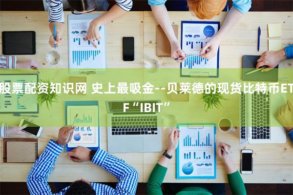 股票配资知识网 史上最吸金--贝莱德的现货比特币ETF“IBIT”